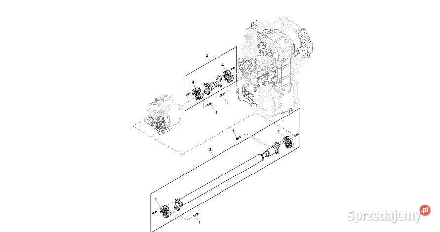 John Deere 9470RX Uniwersalny wał napędowy sprzedam