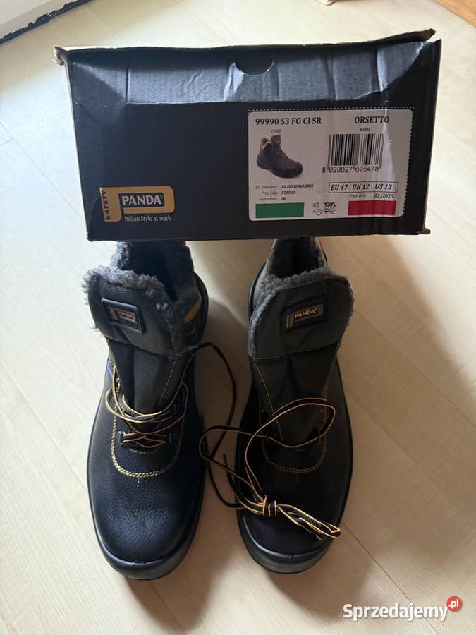 Buty 47 Trzewiki robocze PANDA STRONG