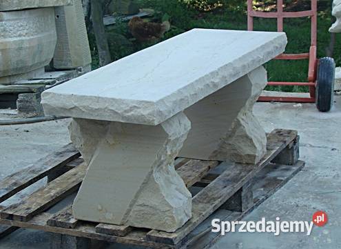 ŁAWKI Z PIASKOWCA naturalny kamień dolnośląskie Kamienna Góra