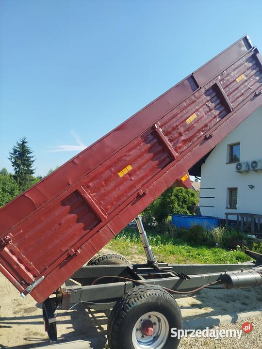Przyczepa jednoosiowa kiper wywrotka sprzedam