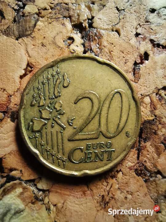 Włochy 20 Euro Cent Boccionis sculpture 2002 Ząbki
