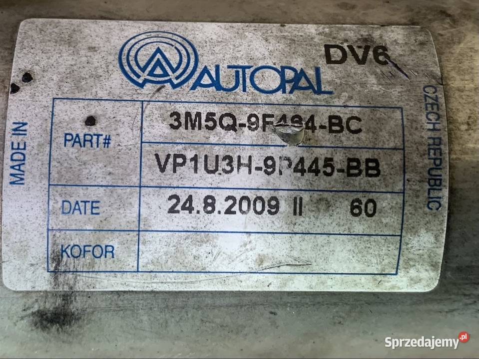 3M5Q9F464 chlodniczka chłodnica egr Ford focus zachodniopomorskie Szczecin