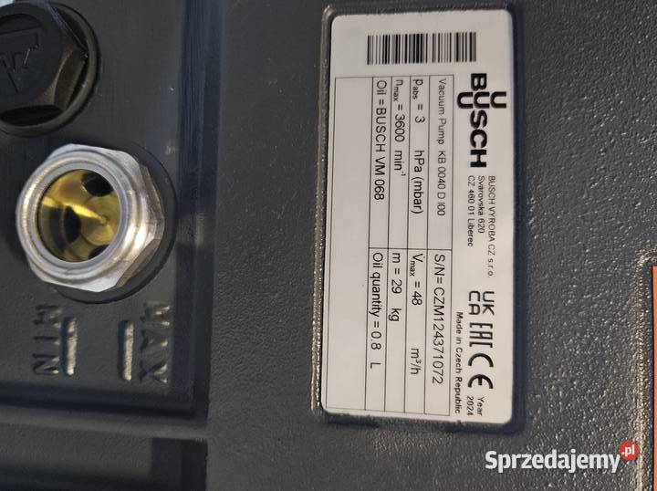 Pompa próżniowa BUSCH R5 KB 0040 D lubuskie Żary