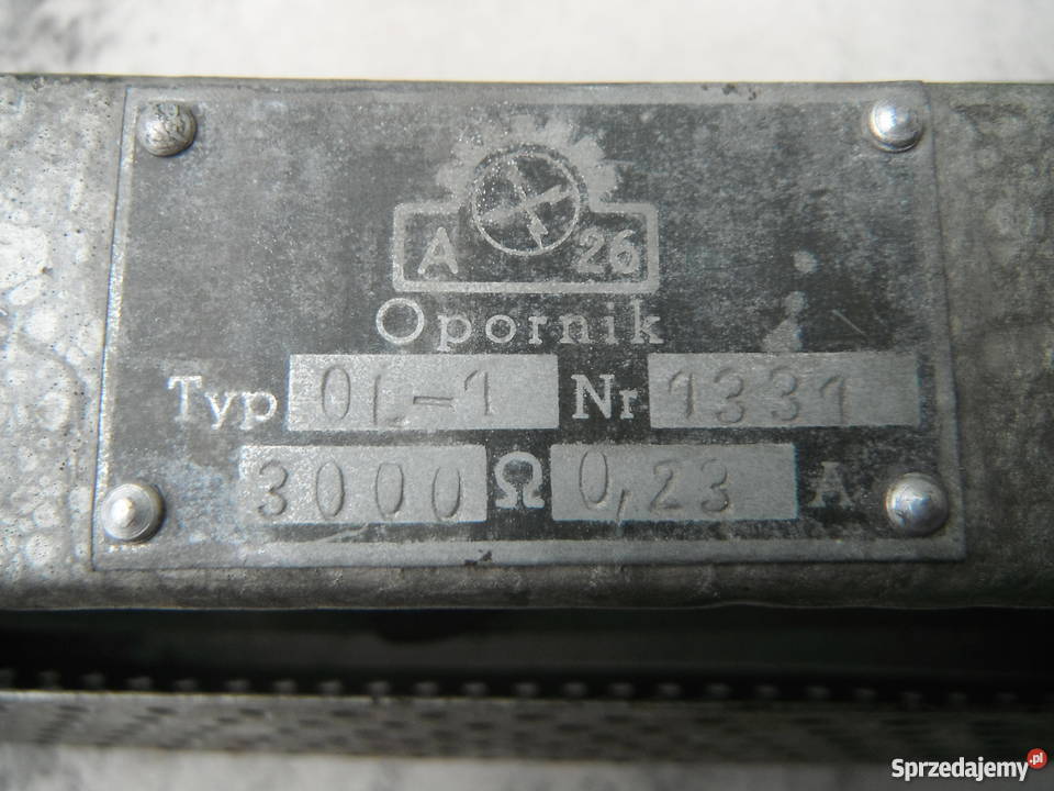 Laboratoryjny opornik suwakowy OL1 3000Ohm 023A Chlewiska