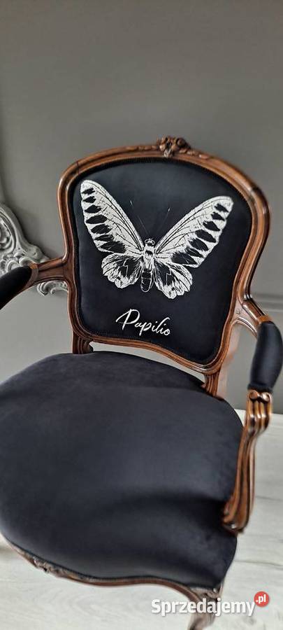 Stylowy fotel Ludwik Ludwikowski Loft motyl Szczecin