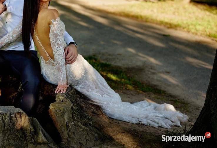 Włoska suknia ślubna Demetrios 36 S Damska Warszawa