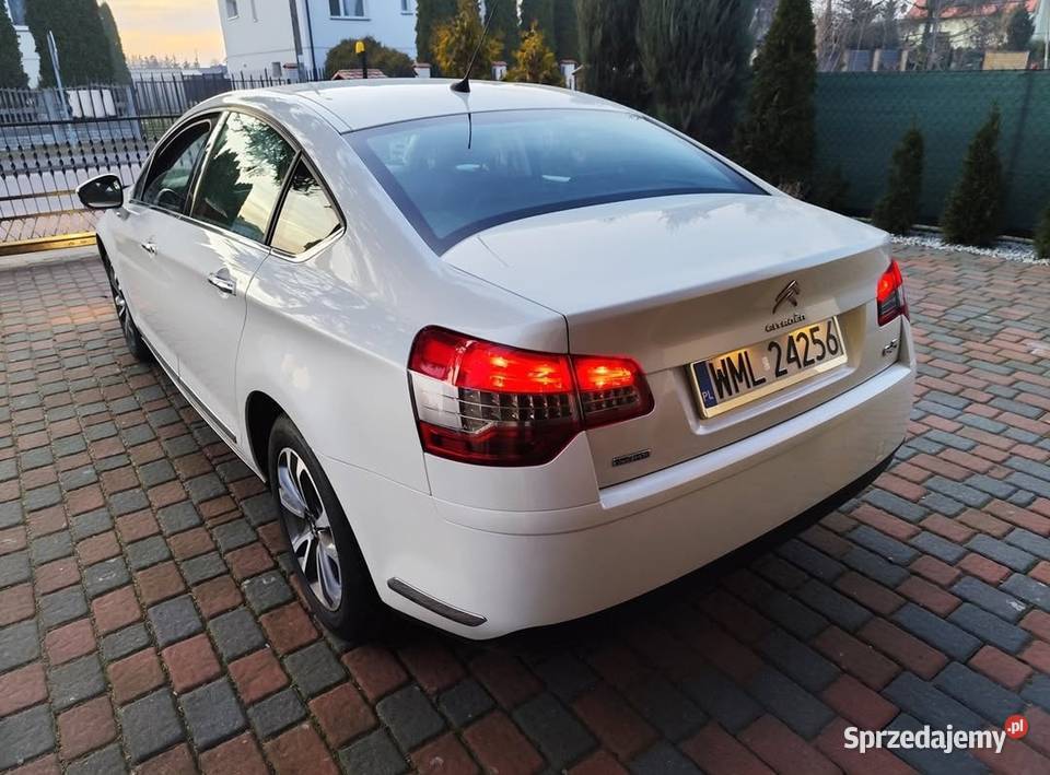 C5 CITROEN Sedan Biała perła Bluehdi manual bez bluetooth Tłuszcz sprzedam
