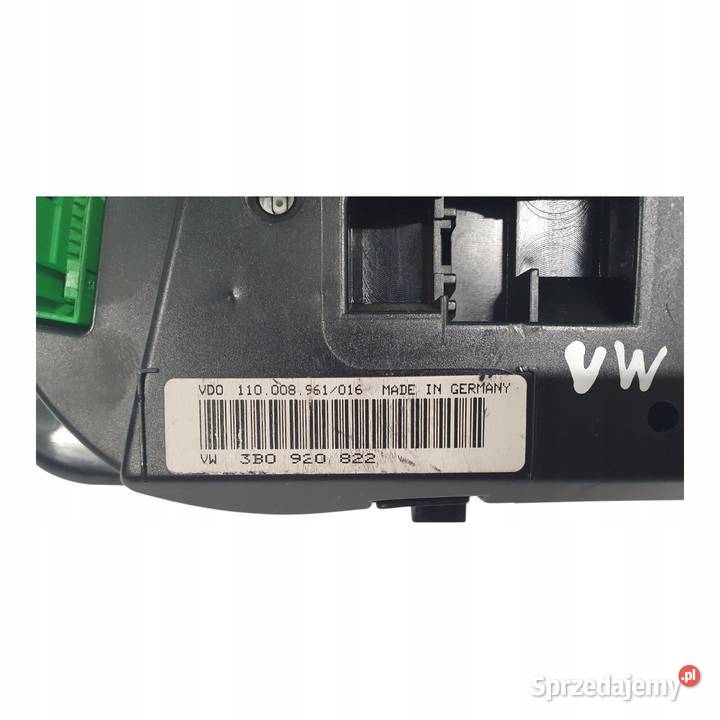 LICZNIK ZEGARY 3B0920822 VW Passat B5 19 TDI Chełm