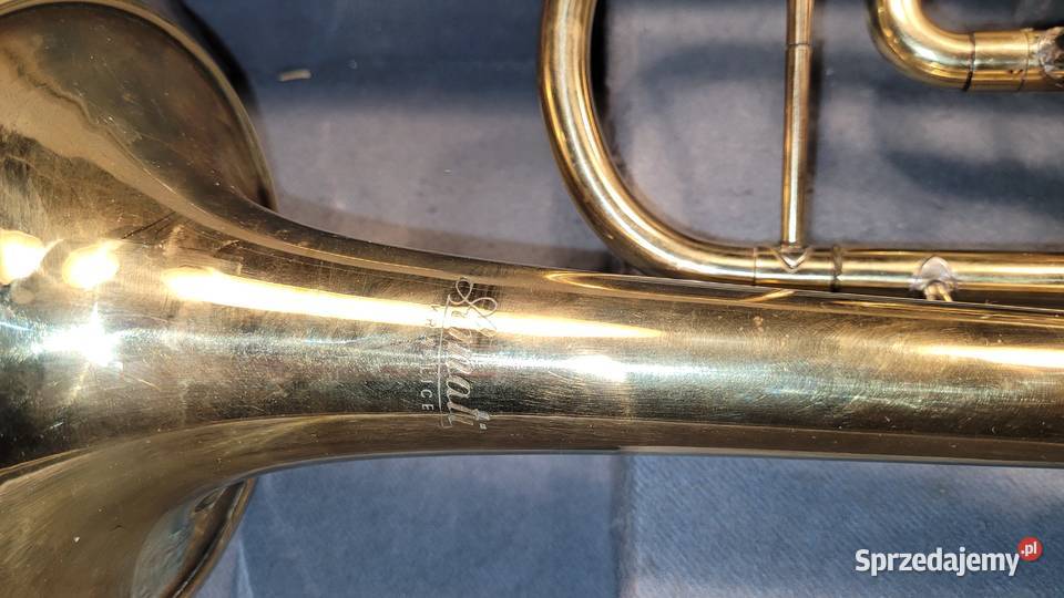 Trąbka Amati koncertową in B z obrotowymi śląskie Strumień