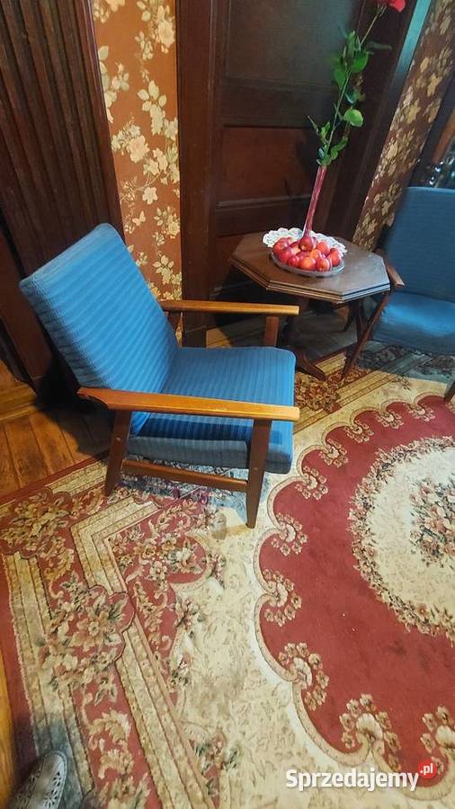 Fotel vintage retro lisek kultowy liski są 4 Fotele Meble Elbląg