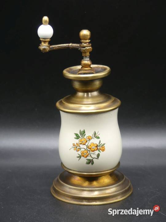 Piękny młynek do pieprzu z motywem florystycznym Poznań