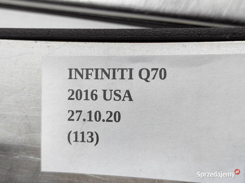 LISTWA OSŁONA PROGU CHROM LED PL INFINITI Q70 Nowy Tomyśl
