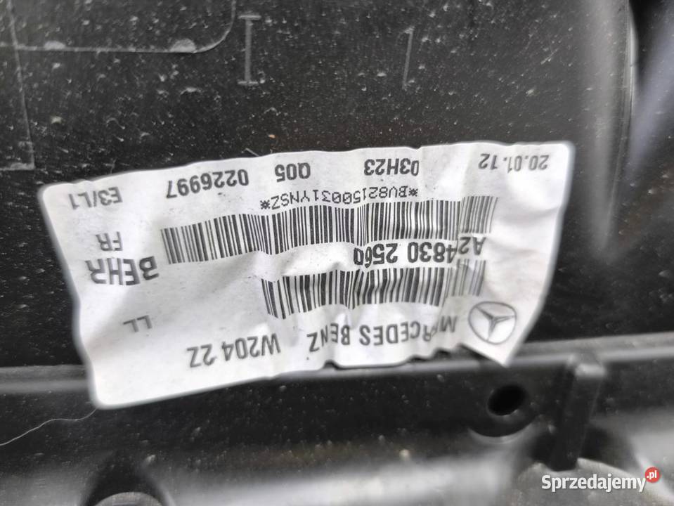 NAGRZEWNNICA KOPLETNA MERCEDES C W204 18 CGI osobowe wielkopolskie