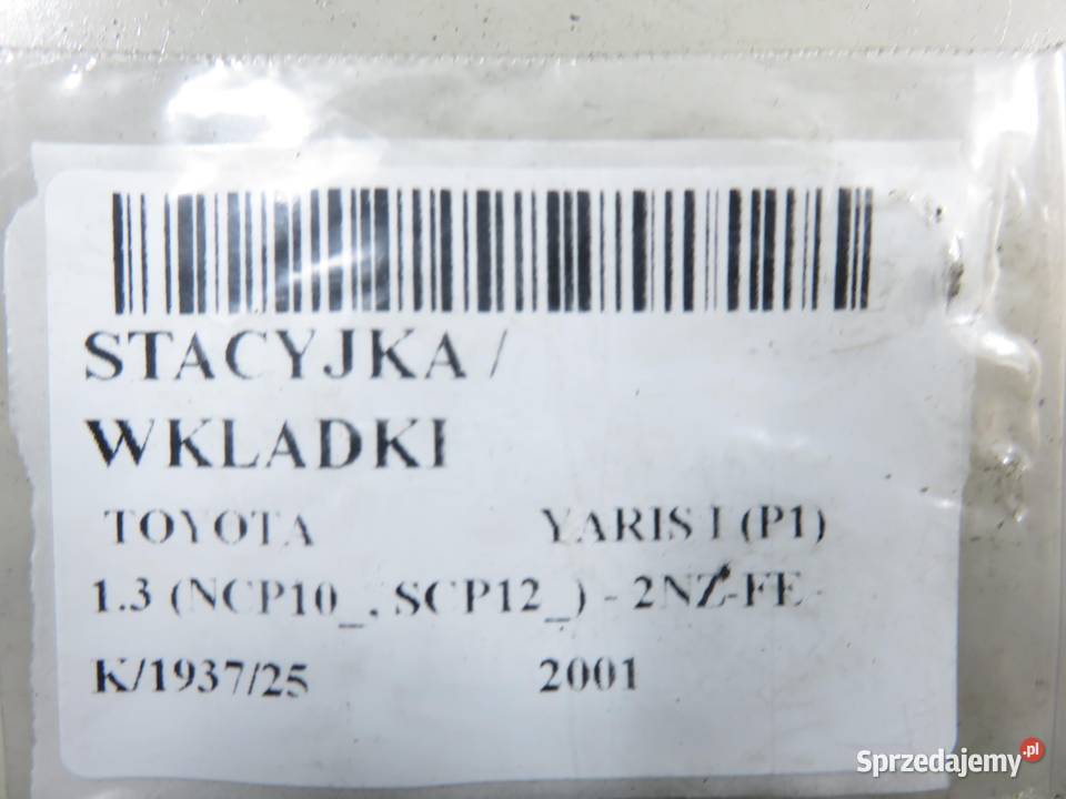 STACYJKA WKŁADKI TOYOTA YARIS I P1 450200D01 osobowe