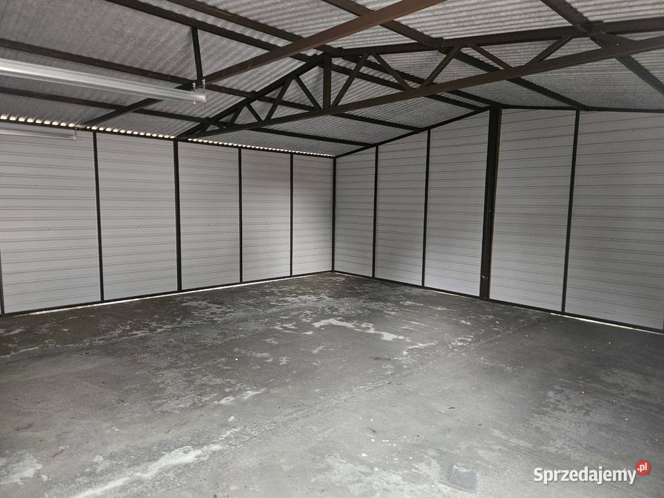 6x6 Garaze Blaszane Garaż Blaszany Blaszak Sprzedaż Radomsko