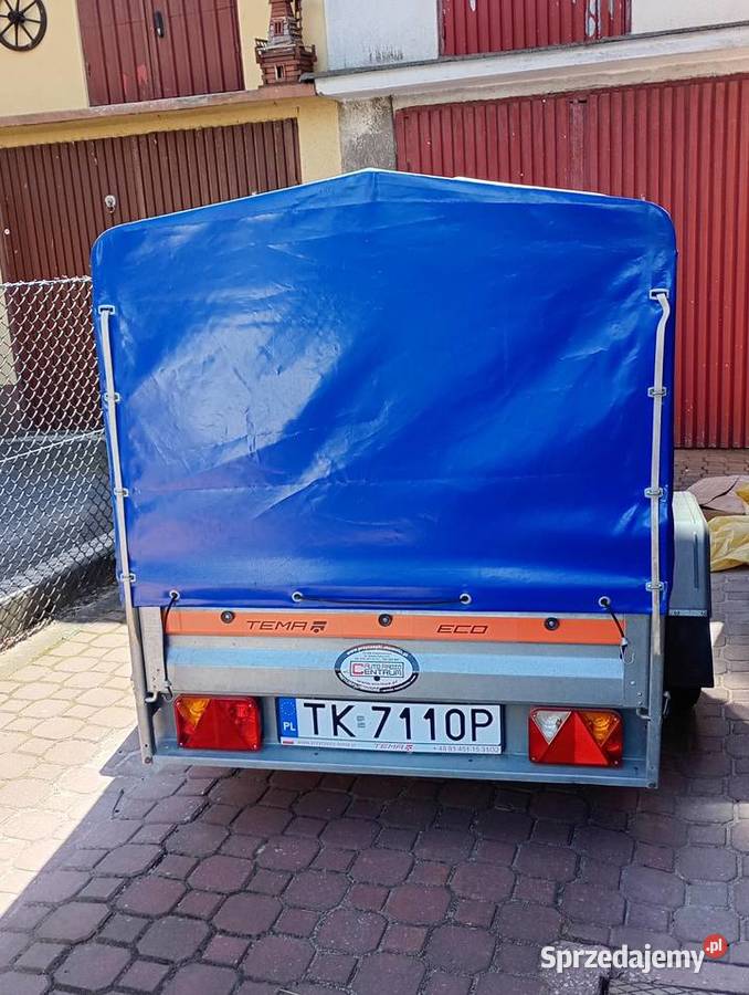 Przyczepka samochodowa lekka Tema 500kg Do samochodów osobowych