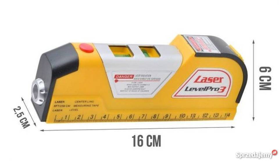 Poziomica laserowa z miarką Zamość