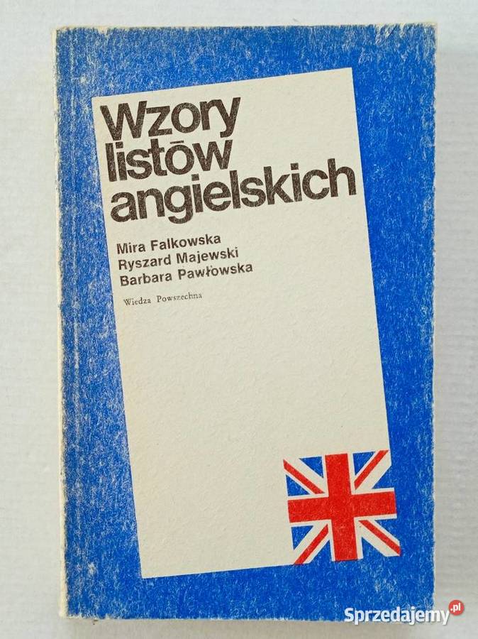 Wzory listów angielskich miękka Gdańsk