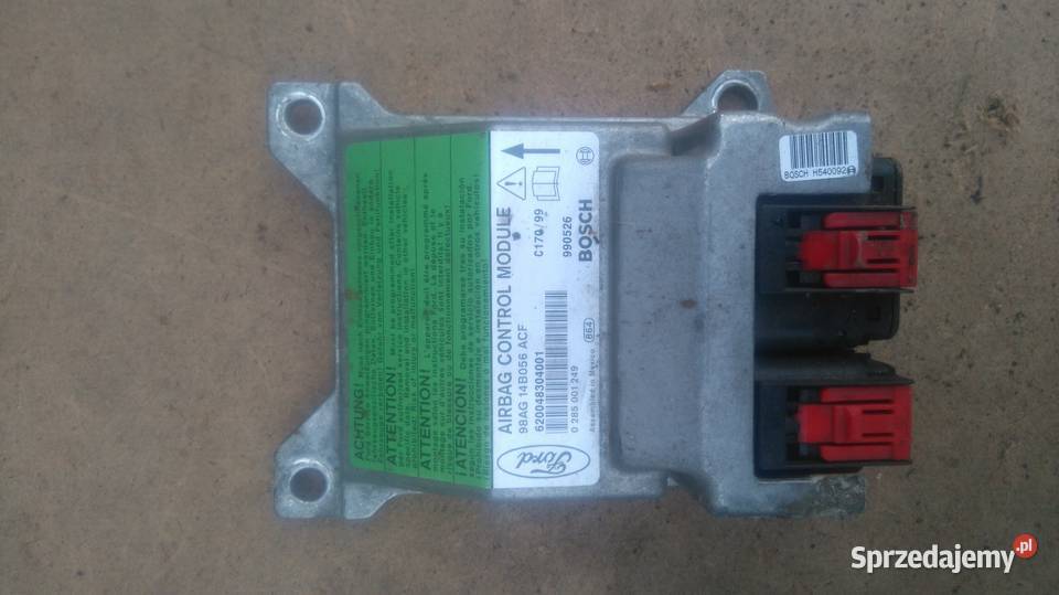 Moduł sensor airbag poduszki 98AG14B056ACF Ford