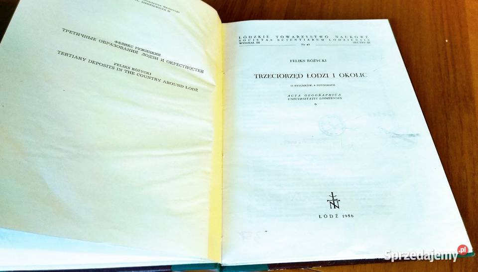 Trzeciorzęd Łodzi i okolic Feliks Różycki twarda sprzedam