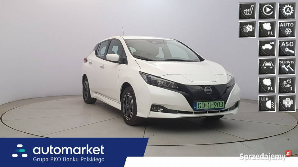 Nissan Leaf 40kWh Acenta Z polskiego salonu nieuszkodzony Warszawa