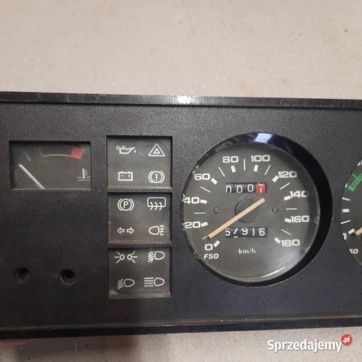 Licznik Fiat 125p z obrotomierzem Luborzyca