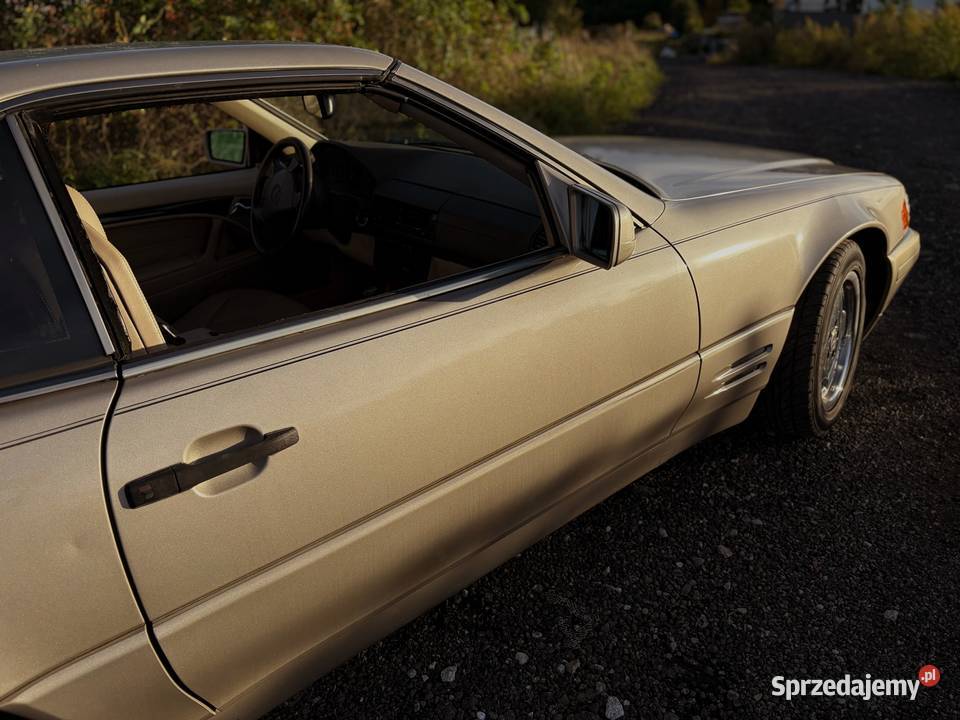 MercedesBenz SL500 R129 50 V8 złoty ale skromny benzyna Samochody osobowe Gdynia