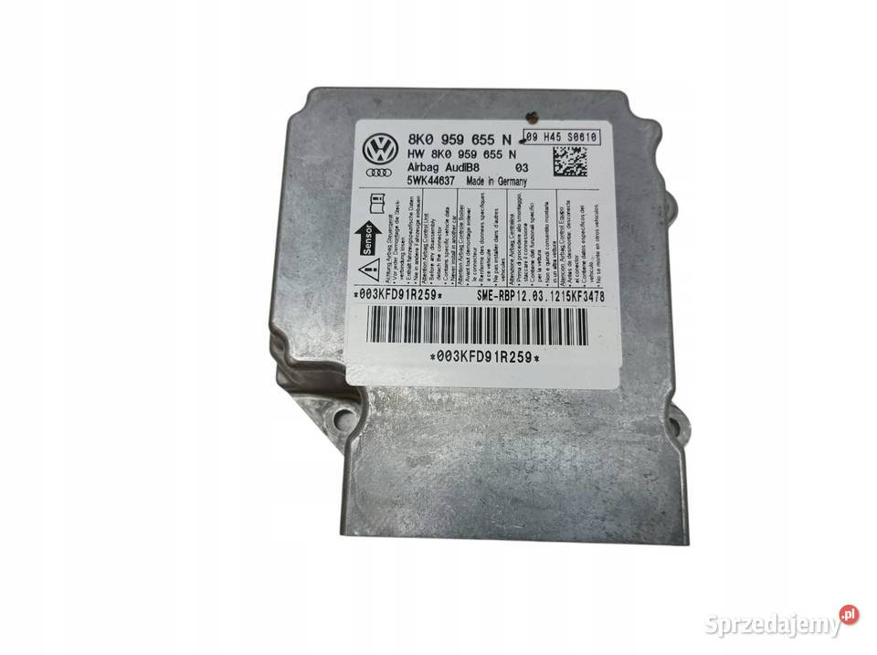 MODUŁ BEZWYPADKOWY 8K0959655N Audi A5 I 2007 Rok produkcji 2012 Komputery Motoryzacja świętokrzyskie