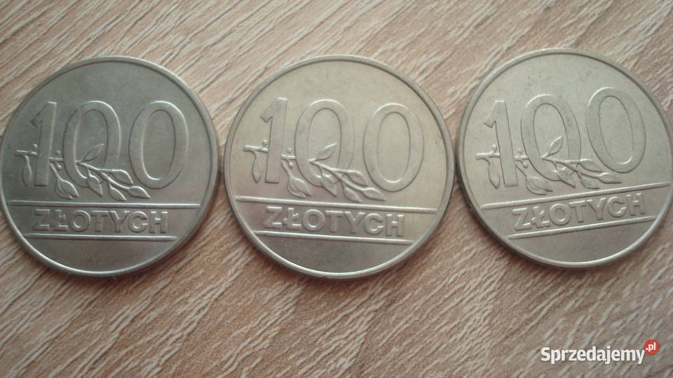 Monety 100 x 3 Bądkowo sprzedam