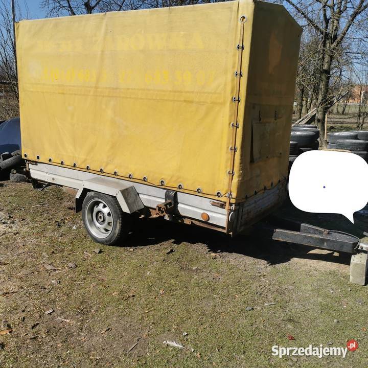 Przyczepka lekka 3m x13m plandeka stelaż Iwaniska
