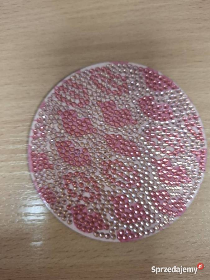 Podstawki pod kubki wyklejane diamencikami