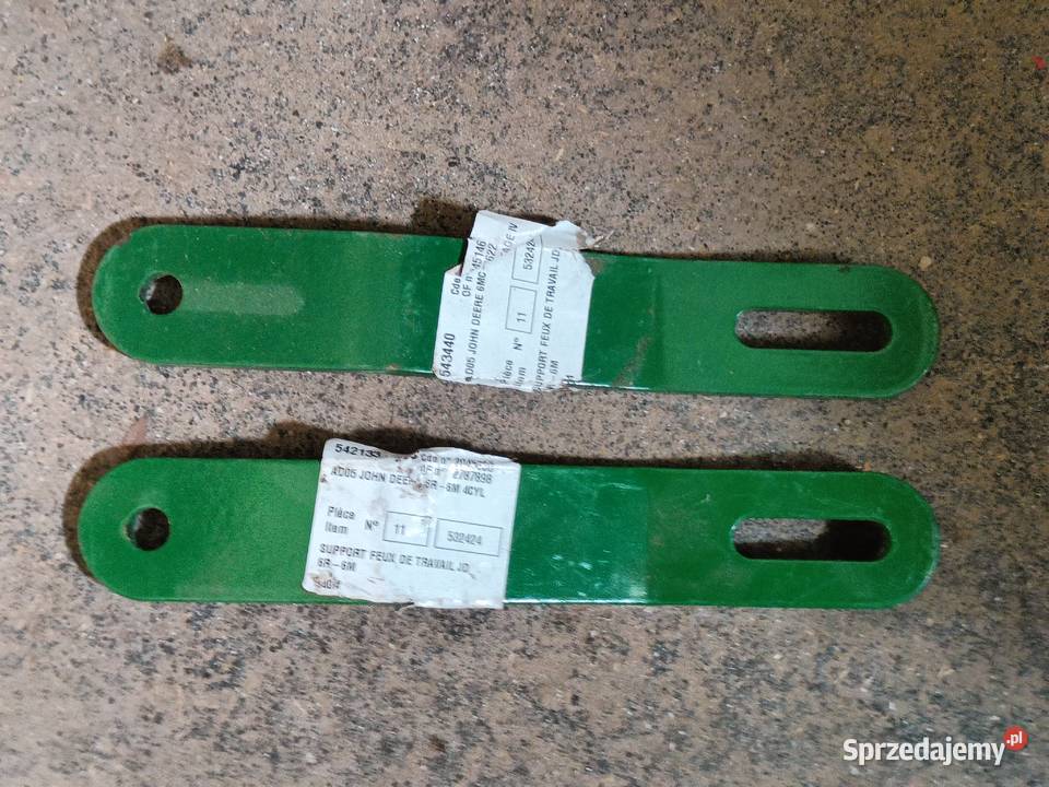 Wspornik gięty formatka jako napinacz John Deere Części i osprzęt rolniczy Biała Podlaska
