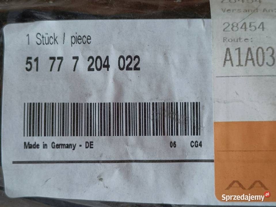 BMW F10 F10N F11 F11N LISTWA ŚLIZG MOCOWANIE Pleszew sprzedam