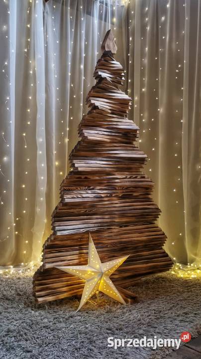 Ekologiczna choinka z drewna opalanego 160 Kalety