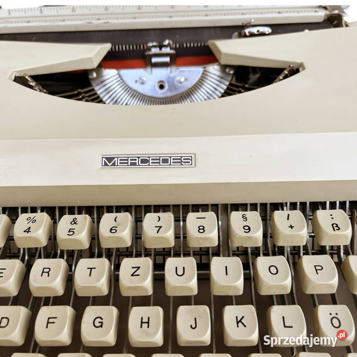 Walizkowa maszyna do pisania Mercedes Warszawa