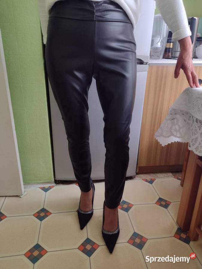 40L ZARASkórzane legginsy spodnie rurki z Kraków sprzedam