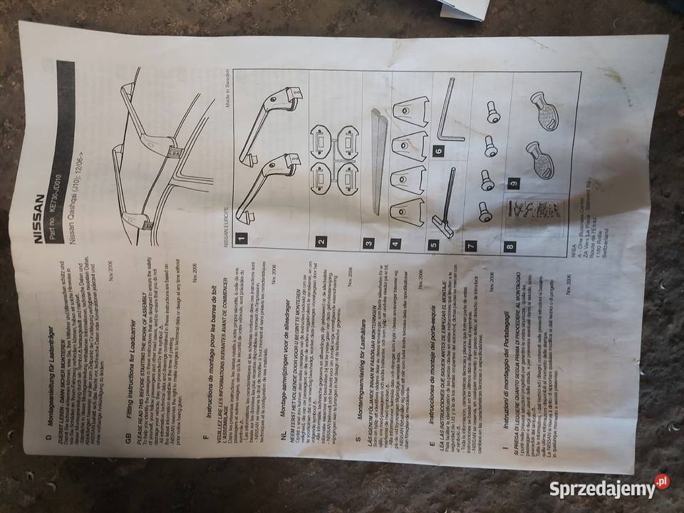 Bagażnik do nissana qashqai j10 KE730JD010