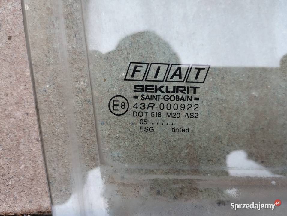 Szyba boczna prawa Seicento Bachów