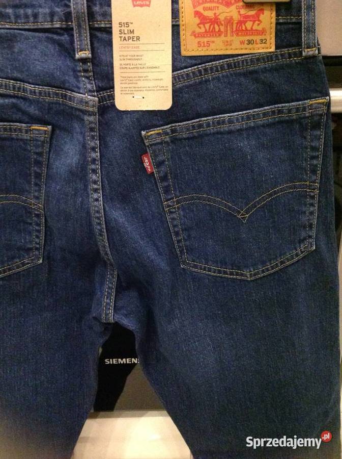 Spodnie Jeans Męskie LEVIS 515 W30 L 32 NOWE Nowa Sól