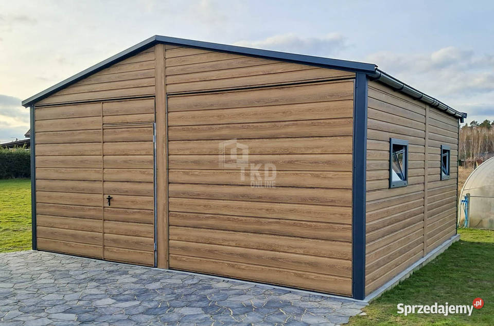 Garaż blaszany 6x58 2x Brama 6x Okno PCV 2x śląskie