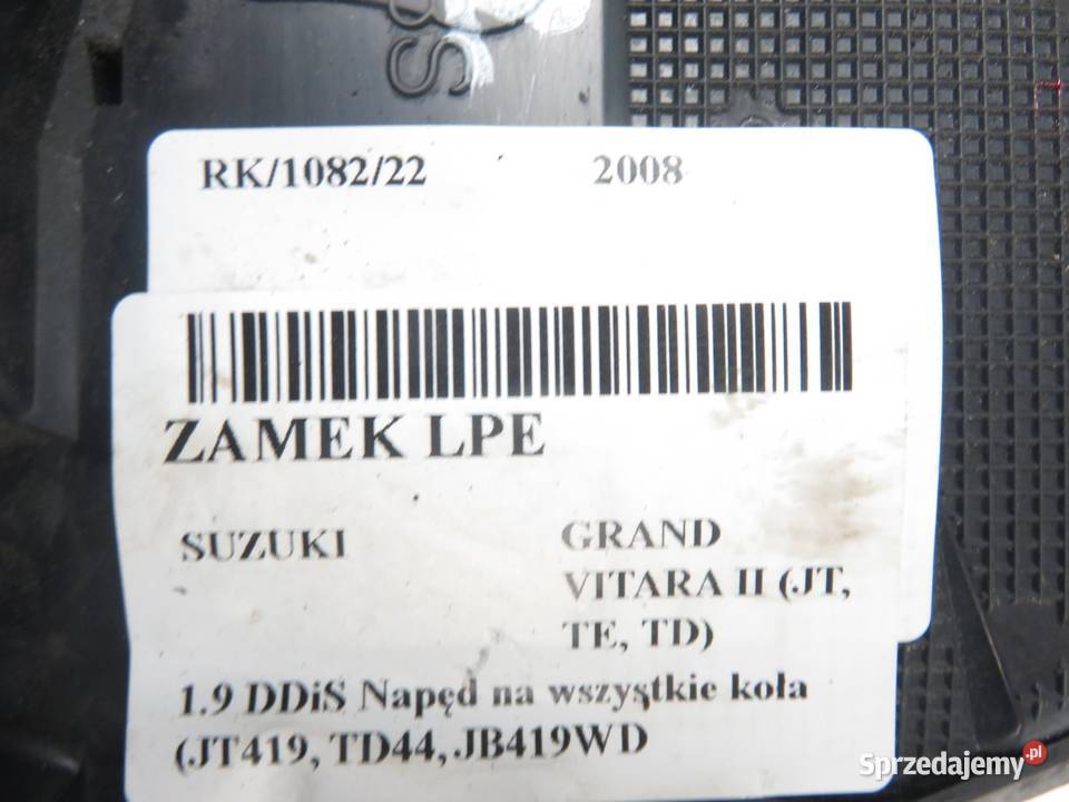 ZAMEK LEWY PRZEDNI SUZUKI GRAND VITARA II osobowe małopolskie