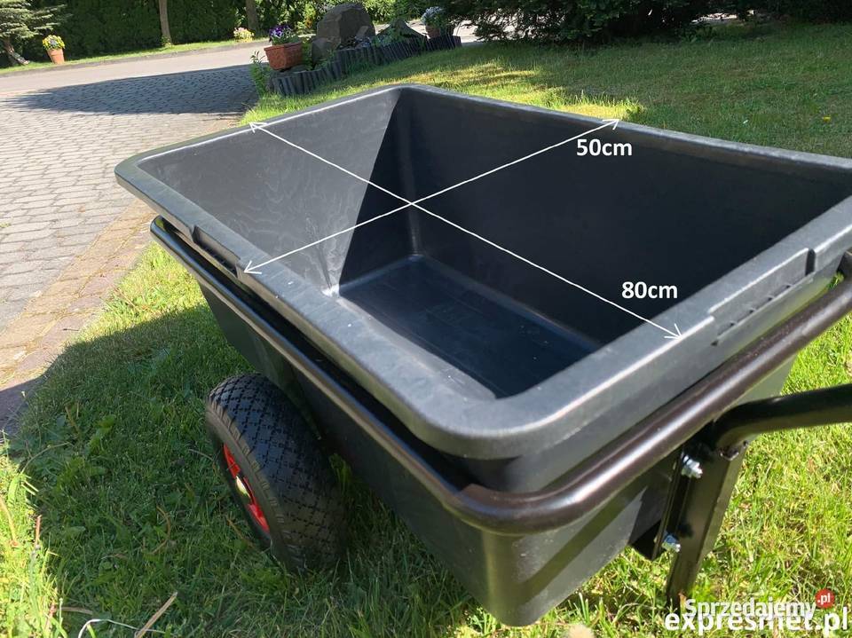 Wózek OGRODOWY z kastrą 65L POLSKI Taczka koło Kraków