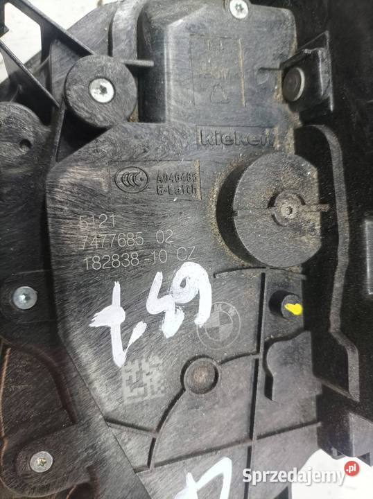 ZAMEK DRZWI LEWY PRZÓD EUROPA 747768502 Bmw