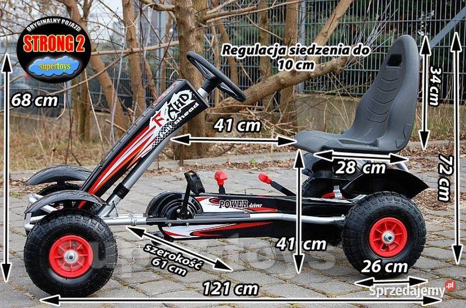 MEGA GOKART POMPOWANE KOŁA 512 lat do 60 83 Toruń