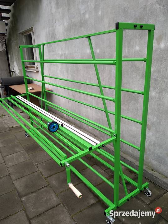 Stojak mobilny na rolki materiału z licznikiem i Bydgoszcz