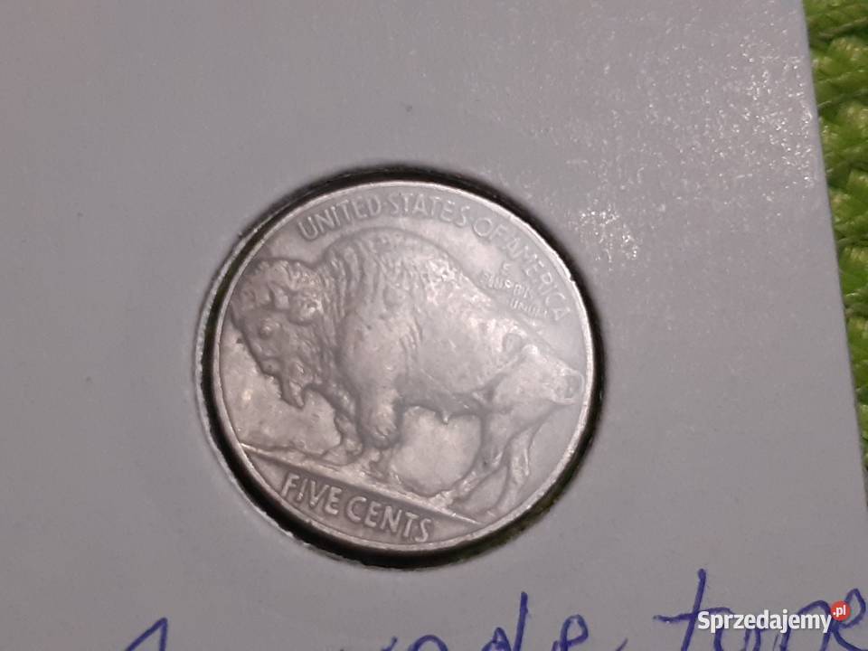 moneta USA 5 centów z 1913r Łomża