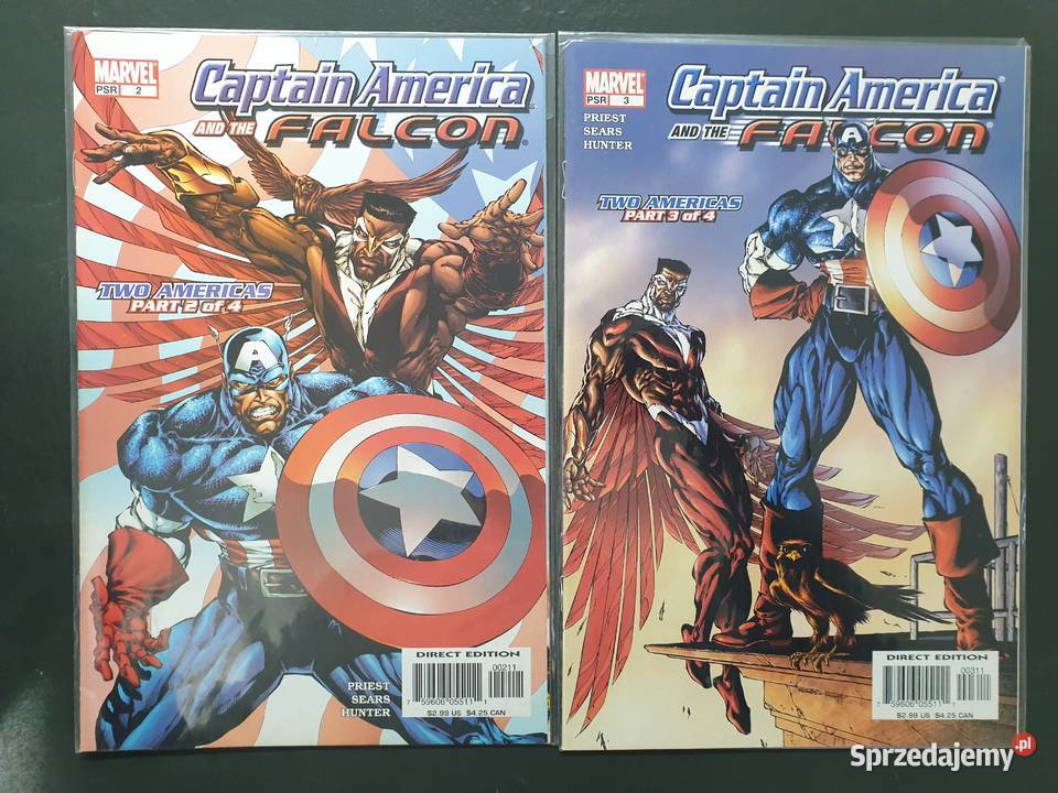 Captain America 6 oryginalnych komiksów Marvel Gdynia