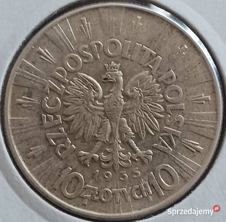 10 J Piłsudski 1935 r 2 Super stan Oryginał Konin