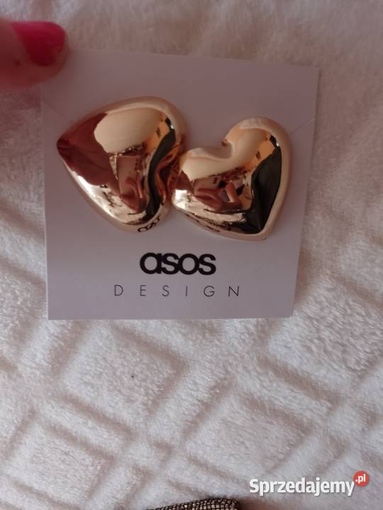 ASOS Ekskluzywne kolczyki z Londynu serca NOWE małopolskie Kraków sprzedam