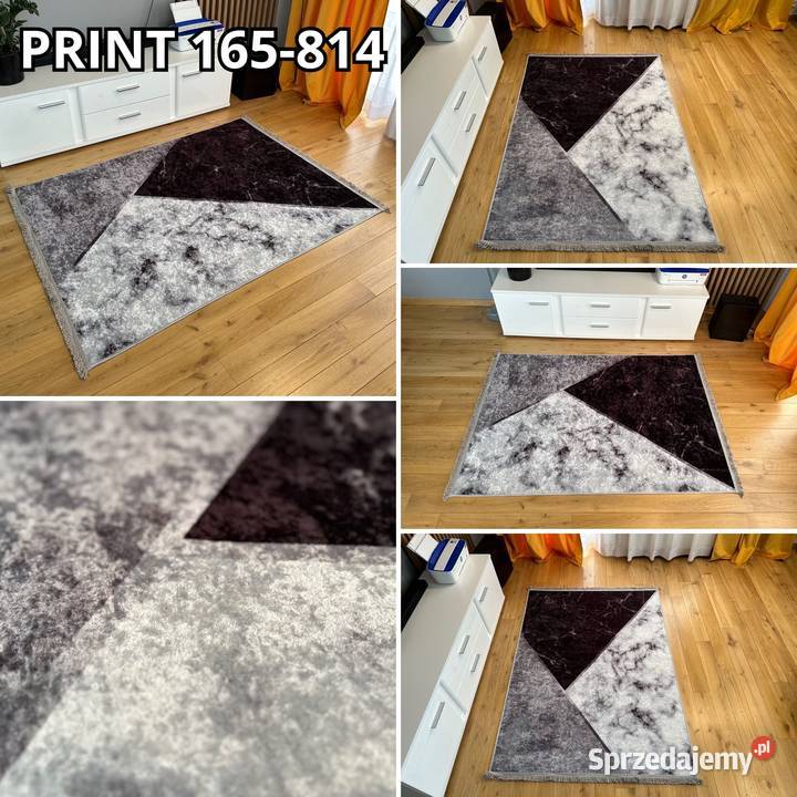 NOWOCZESNY DYWAN 130X190 PRINT 165814 CIENKI 1.3m podlaskie Białystok sprzedam